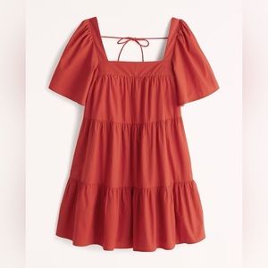 Abercrombie Angel Sleeve Trapeze Mini Dress